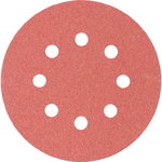 Velcro discs KSS 8 hole 125mm P120, Pferd