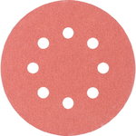 Velcro discs KSS 8 hole 125mm P180, Pferd