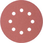 Velcro discs KSS 8 hole 125mm P240, Pferd