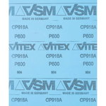 Abrshive sheet 230x280mm SIC 600 BP W, Pferd