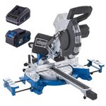 Akkukäyttöinen liukuva katkaisu- ja jiirisaha BC-HM216-X – SET L, Scheppach