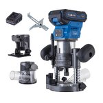 Akkukäyttöinen yläjyrsin BC-EHR24-X – SET S, Scheppach