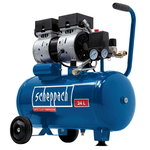 Oilfree compressor HC 24Si, silent, Scheppach