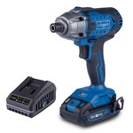 Akkutoiminen iskevä ruuvinväännin C-ID180-X, set S (2Ah + charger), Scheppach