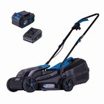 Akumulatora mauriņa pļaujmašīna BC-MP320-X, SET-L, Scheppach