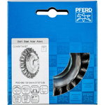 Bevel brush KBG CT Steel 100x13/M14 0,5mm, Pferd