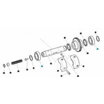 Ekstsentriku laager LG 450-le 4700928786, Husqvarna