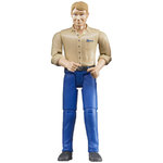 Man with blue trousers BRUDER, Granit