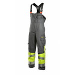 Welders bib-trousers Multi 6002, yellow/grey 3XL, Dimex