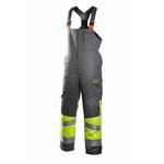 Welders winter bib-trousers Multi 6005, yellow/grey 2XL, Dimex