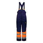Welders winter bib-trousers Multi 6005, blue/orange M, Dimex