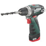 Drill driver PowerMaxx BS Basic / 2x2,0Ah, in small case, Metabo