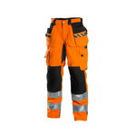 Hi-vis bikses 6015, oranžas/tumši pelēkas, 50, Dimex