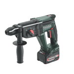 Cordless combi hammer KH 18 LTX / 2x4,0Ah, MetaBOX 165, Metabo
