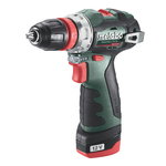Akumulatora urbjmašīna PowerMaxx BS 12 BL Q / 2x2,0Ah, Metabo