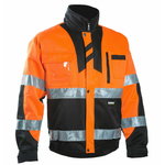 Jakk 6019 kõrgnähtav CL2, oranz/must 3XL, Dimex