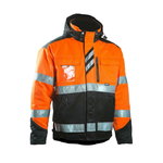 Hi-vis ziemas jaka 60211, oranža/melna, 4XL, Dimex