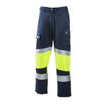 Hi-vis bikses 6032, dzeltenas/zilas, 54, Dimex