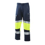 Hi-vis bikses 6032, dzeltenas/zilas, 58, Dimex