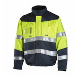 Hi-vis ziemas jaka 6034, dzeltena/zila, M, Dimex