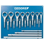 Heavy duty ring spanner set 2 ATM, Gedore