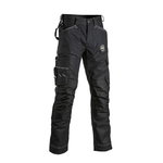 Trousers 60601 Attitude 3.0 stretch, black/grey 54, Dimex