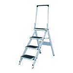 Safety step with handrail 4 steps 6061, Hymer