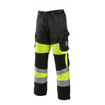 Winter worktrousers 6075, CK1, neon yellow/black 48, Dimex