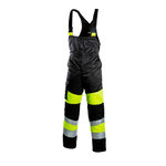 Winter bib trousers 6076 hi-vis CL1, black/yellow L, Dimex
