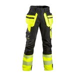 Hi-Vis trousers 60851Y stretch, CL1 yellow/black 60, Dimex
