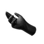 Gloves, nitrile, powderfree, disposable, 50pcs/pack, black X XXL/11, GlovesPro