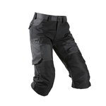 Šorti Superstretch, melni/tumši pelēki, 2XL, Dimex