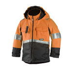 Children's shell jacket 6128, Hi-vis orange/black 100, Dimex
