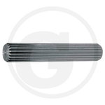 Shaft, 1 3/8", 21 teeth, 250mm, Granit