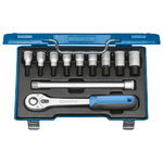 Otsakupadrun 1/2´´ komplekt IN19Q U-10 narre, pikendus, Gedore