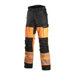 Winter Safety Trousers 6157R hi-vis CL1, black/orange 50, Dimex