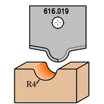 PROFILED KNIFE FOR MDF   RH   (ROUTER BIT 616.200), CMT