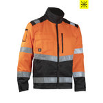 Hi-vis jaka 6163R CL2, oranža/melna, 3XL, Dimex