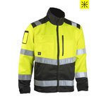 Hi-vis jaka 6163Y, CL2, dzeltens/melna, M, Dimex