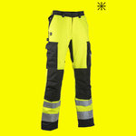 Hi-vis bikses 6164Y, CL1, dzeltenas/melnas, 46, Dimex