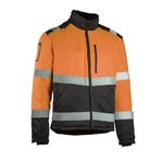 Hi-vis ziemas jaka 6175R, CL2, oranža/melna, S, Dimex