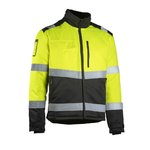Hi-vis ziemas jaka 6175Y, CL2, dzeltens/melna, 4XL, Dimex