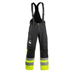 Talve traksipüksid 6197Y kõrgnähtav CL1, kollane/must 62, Dimex