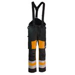 Talve traksipüksid 6209R kõrgnähtav CL1, oranz/must 46, Dimex