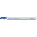 Jig saw blade for metal HSS, 5pcs in pack 1,2/100 mm, Metabo