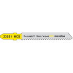 Jig saw blade for wood HCS, 5pcs in pack 2,0/51 mm, Metabo