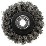 Cup brush knotted Steel 80mm M14 0,8mm, Metabo