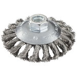 Bevel brush knotted Steel 100/M14 0,5mm, Metabo