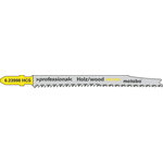 Jig saw blade for wood HCS, 5pcs in pack 2.2/93 mm, Metabo