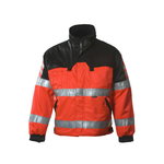Ziemas darba jaka 6240 melna/sarkana, XL, Dimex